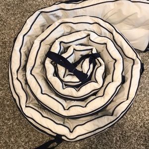 Pottery Barn crib bumper